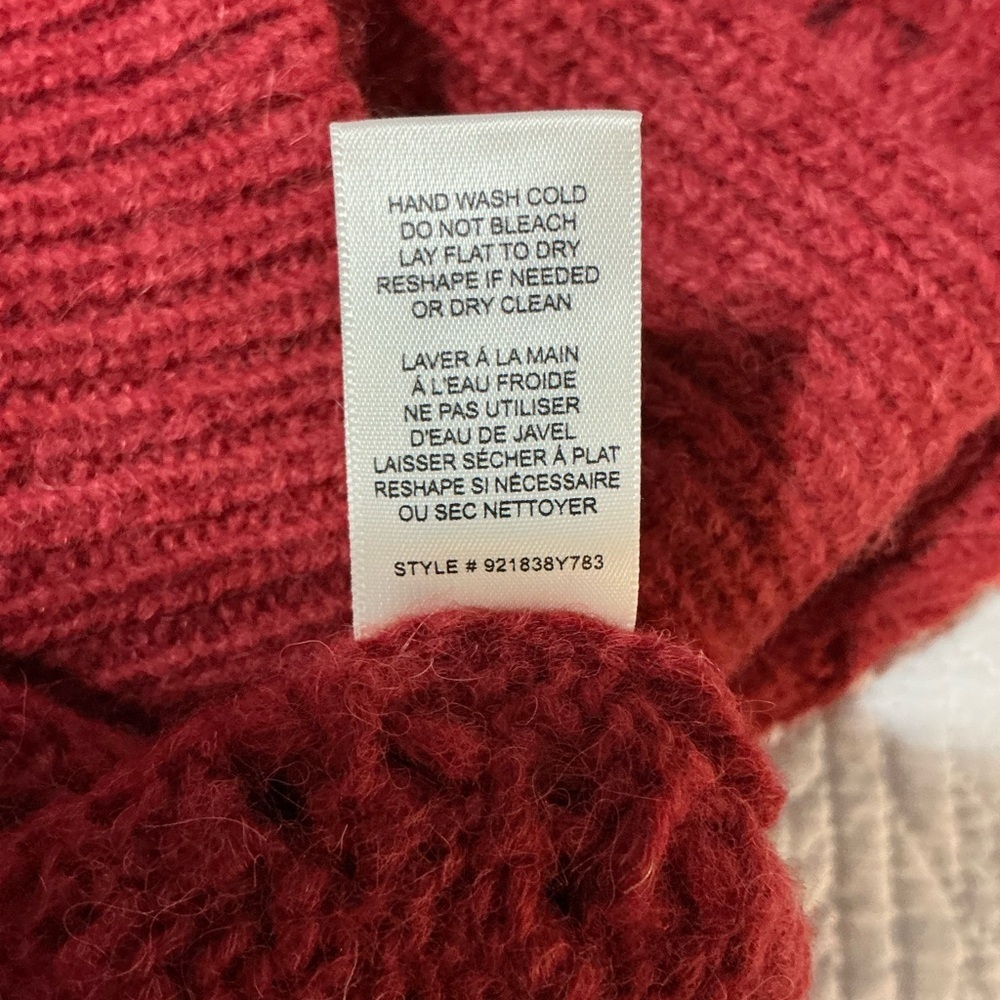 REBECCA TAYLOR CHAINETTE ALPACA WOOL SWEATER XL - Picture 12 of 14